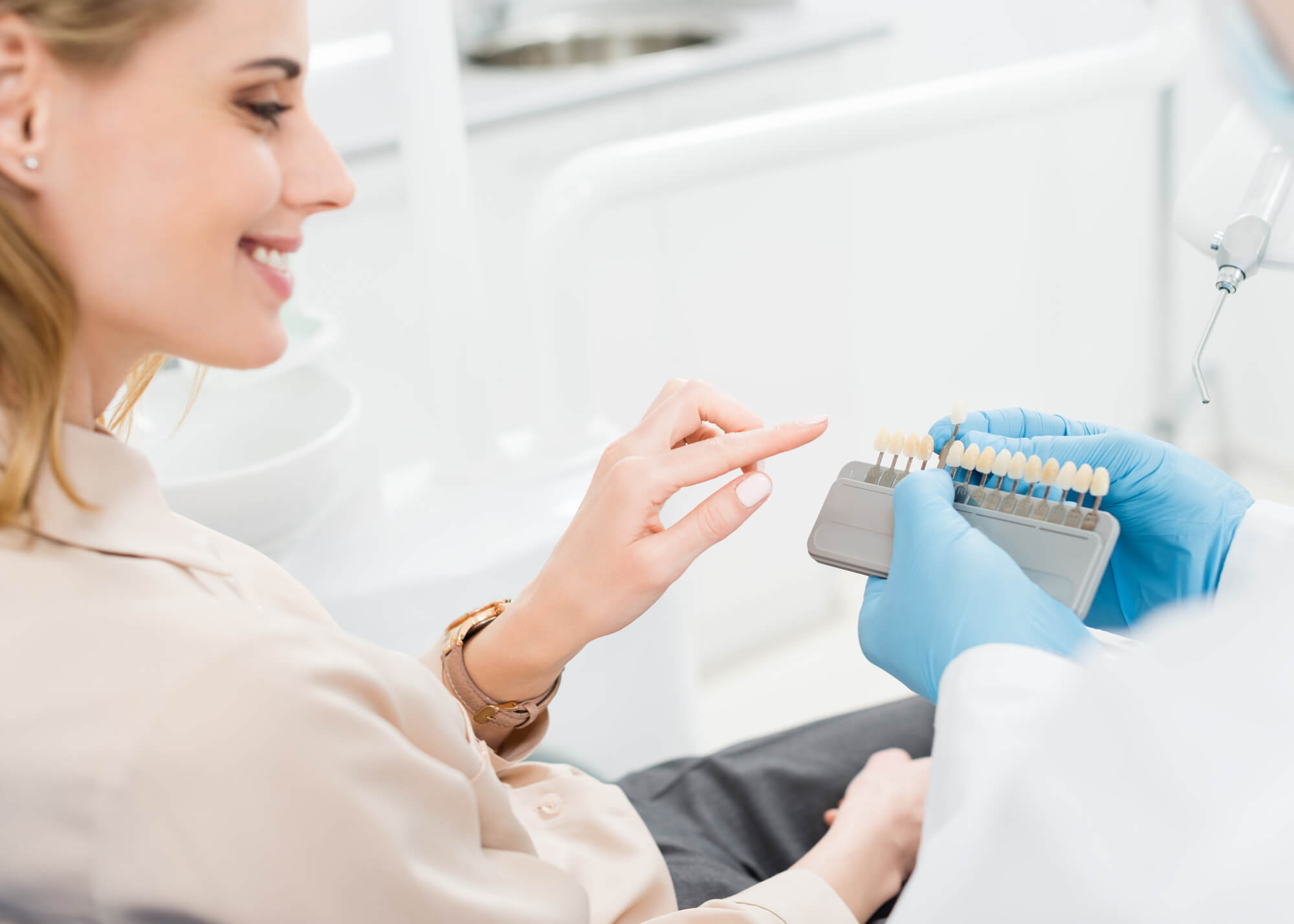 dentist discussing to a patient dental implants in Port St. Lucie